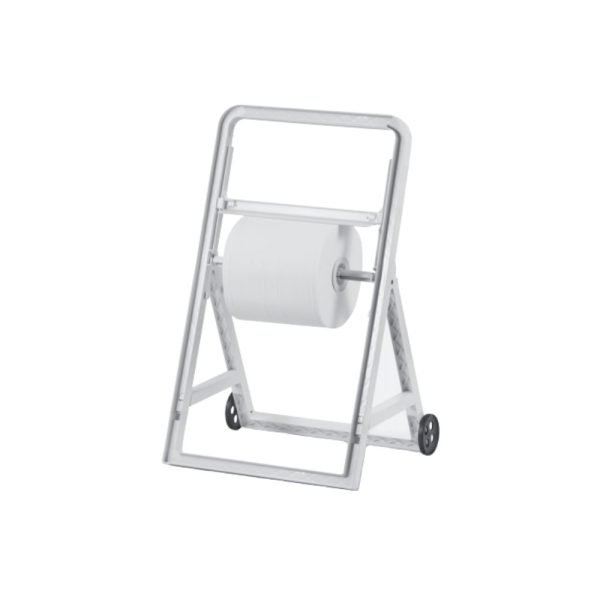 CAVALLETTO PORTABOBINA IN PLASTICA CON RUOTE